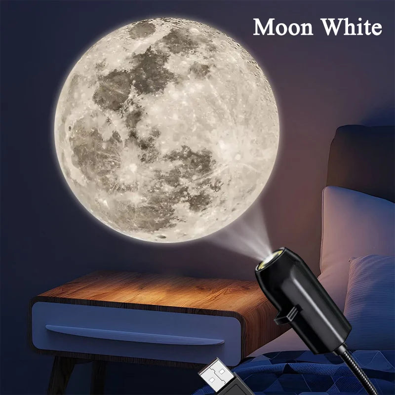 Skull Projection Lamp 1+3 Switchable Pattern Design Led Night Light Suitable for Room Wall Ceiling Decoration Halloween Gift