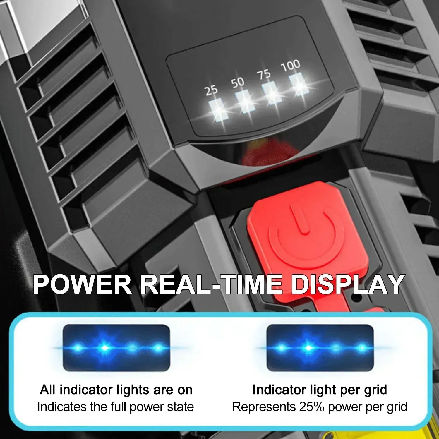 5LED High Power Led Flashlights Rechargeable Camping Spotlight with Side Light 3 Lighting Modes for Camping Adventure Outdoor