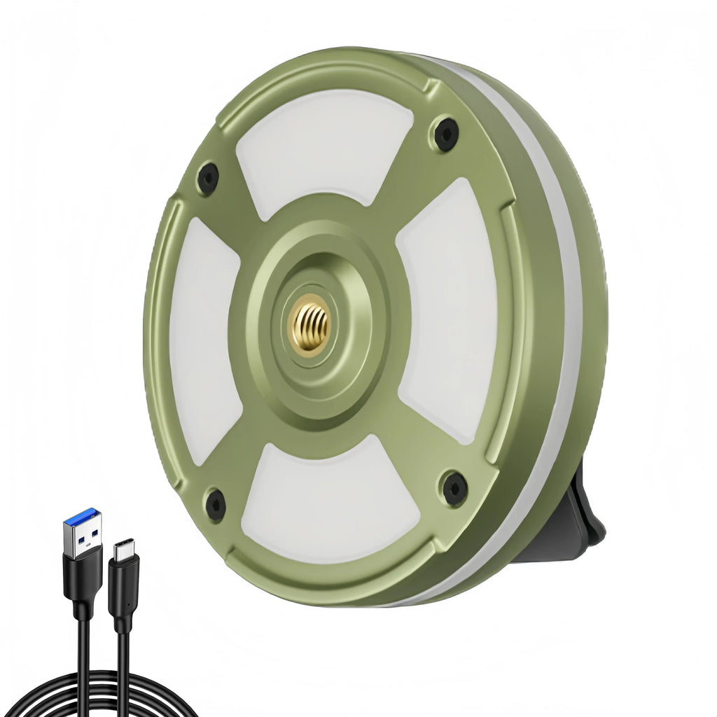 Rechargeable Waterproof Outdoor Camping Light Portable with Clip Hook Magnet RGB Ambiance Multifunctional for Camping