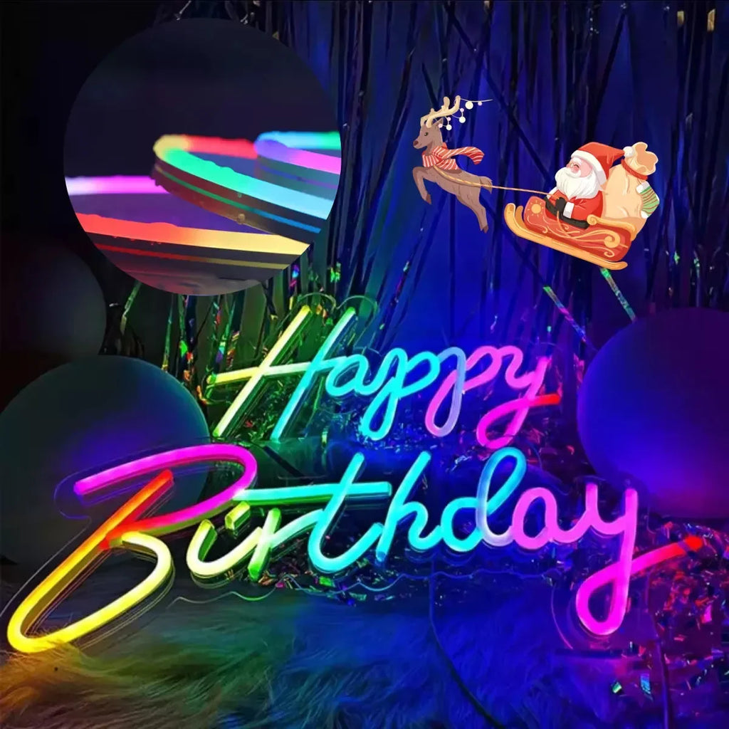 5V USB RGBIC Neon LED Strip,1/2/3/4/5/10M IP65 RGBIC Neon lamp tape with Bluetooth App and Remote For DIY Neon Deocor Lighting