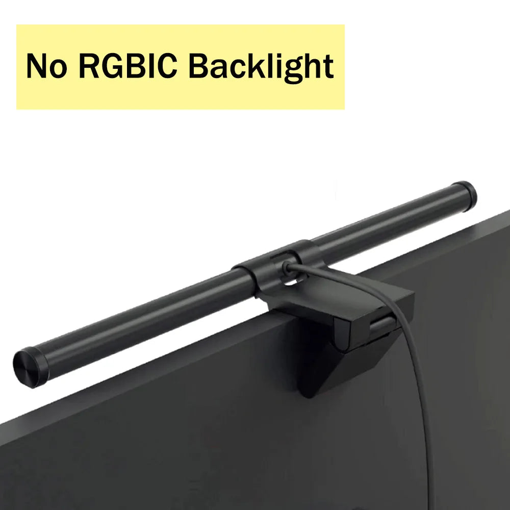 Wiscolor LED Screen Monitor Hanging Light Bar LCD Computer Laptop PC Reading Lightbar RGB Dimming Desk USB Lamp Study Eyes Care