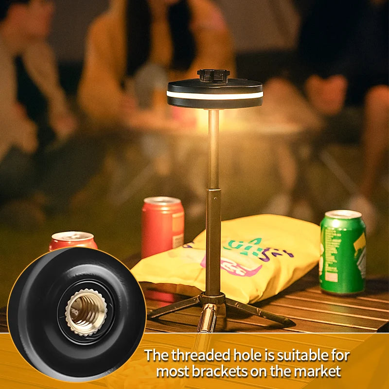 Rechargeable Waterproof Outdoor Camping Light Portable with Clip Hook Magnet RGB Ambiance Multifunctional for Camping