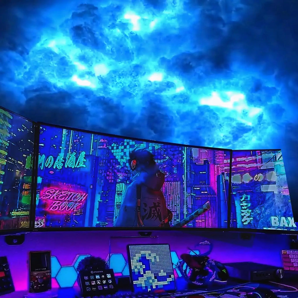 Cloud LED Lights Music Sync Bluetooth App Control Wall Light 3D Thundercloud Ceiling Lamp Color Changing Strip For Game Room