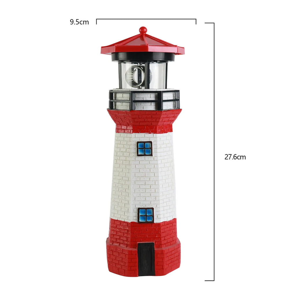 Outdoor Solar Light Lighthouse, LED Courtyard Solar Lights, Garden Lawn and Terrace Decoration, Modern Landscape Lighting Lamp
