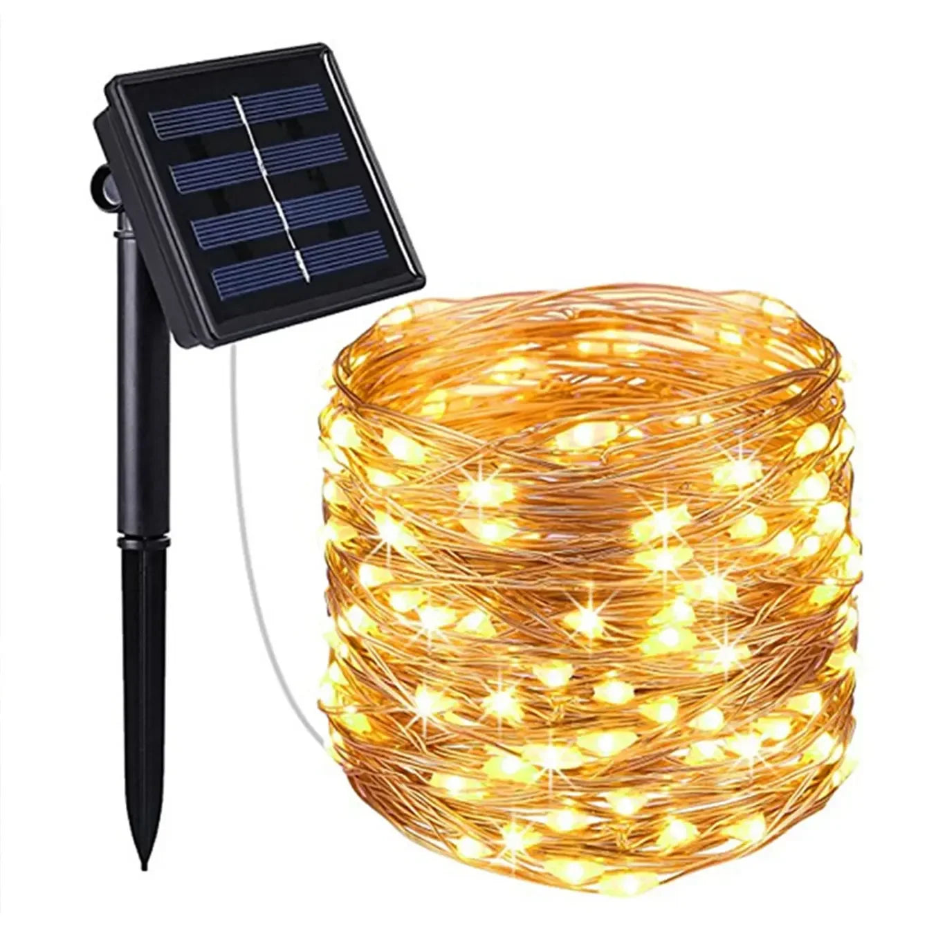 Solar Light Outdoor Waterproof 50/100/200/300 LED Lamp String For Holiday Christmas Party Fairy Lights Garden Garland